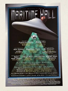 Maritime Hall Poster  1996 MHP#21 Ken Kesey, Bo Diddley, Unbroken Chain, Zero - Picture 1 of 3
