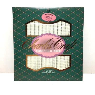 Charles Craft 14 count Waste Fabric 12"x18" cross stitch fabric cotton - Image 1 of 4