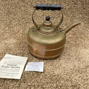 Vintage Simplex English Solid Copper Whistler Tea Kettle Made In England - Picture 1 of 21