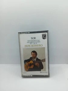 Pepe Romero - Sor Guitar Sonatas (Philips) Cassette Tape Album- (15) - Picture 1 of 2