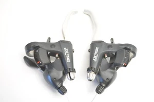 SHIMANO DEORE XT 8 X 3 SPD BICYCLE RAPIDFIRE WINDOW SHIFTER BRAKE LEVERS ST-M738 - Picture 1 of 5