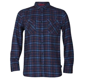 Hurley (BOYS) Walker Flannel Top Long Sleeve Oil Grey RHRL-202 - Picture 1 of 2