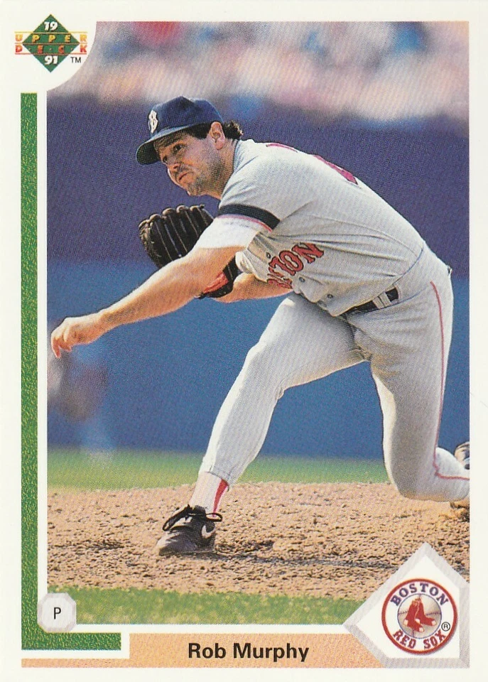 FREE SHIPPING-MINT-1991 Upper Deck Rob Murphy #683-PLUS RED SOX BONUS CARDS - Image 1 of 1