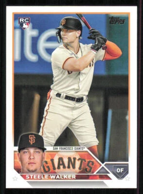 2023 Topps #264 Steele Walker RC - Image 1 of 2
