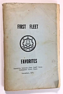 First Fleet Favorites Recipes From Staff Wives Commander First Fleet 1971 - Picture 1 of 14