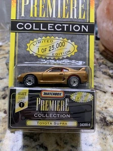 Matchbox Premiere Toyota Supra Diecast Limited Edition Gold 🔥🔥 - Picture 1 of 5