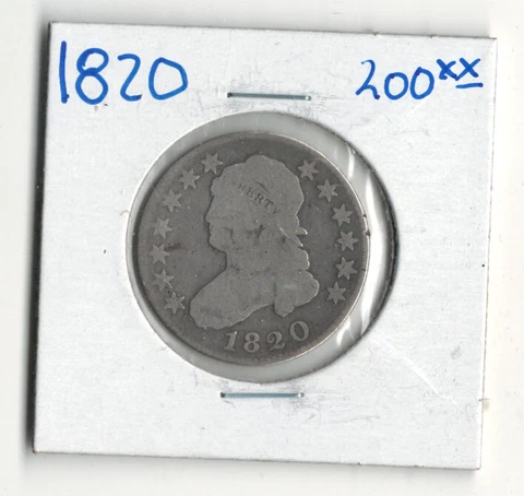 1820 CAPPED BUST QUARTER Cover