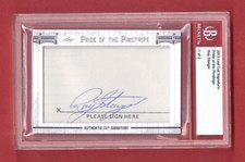 2013 LEAF CUT SIGNATURE Roy Staiger SSP PRIDE OF THE PINSTRIPE CARD #'ed 1 of 2