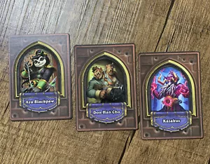 2016 BlizzCon Hearthstone Card Full Set 3/3 Mean Streets of Gadgetzan Exclusive - Picture 1 of 2