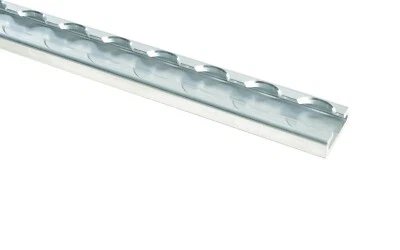 LOADCARE Airlineschiene Slim 1x 2m Aluminium Zurrschiene eckig flach Light blank