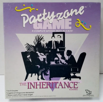 THE INHERITANCE 1986 TSR Party Zone Board Game COMPLETE & NEW (Other) - Image 1 of 4
