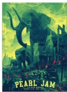 PEARL JAM EVENT POSTER BOSTON FENWAY PARK SEPT 15 17 2024 DANIEL DANGER - Picture 1 of 1