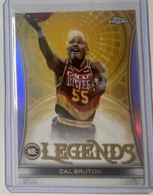 Cal Bruton 2022-23 NBL Topps Chrome LEGENDS #NBLL-8 HOF - Image 1 of 2
