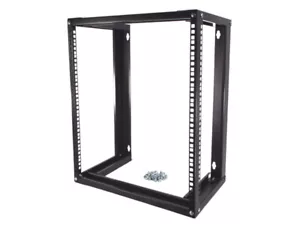 CNAweb 19 Inch Open Frame 12U Wall Mount Network Rack Cabinet, 18 Inches Deep - Picture 1 of 4