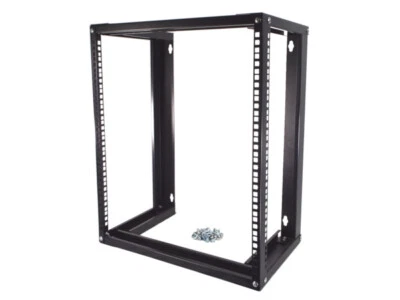 CNAweb 19 Inch Open Frame 12U Wall Mount Network Rack Cabinet, 18 Inches Deep - Image 1 of 4