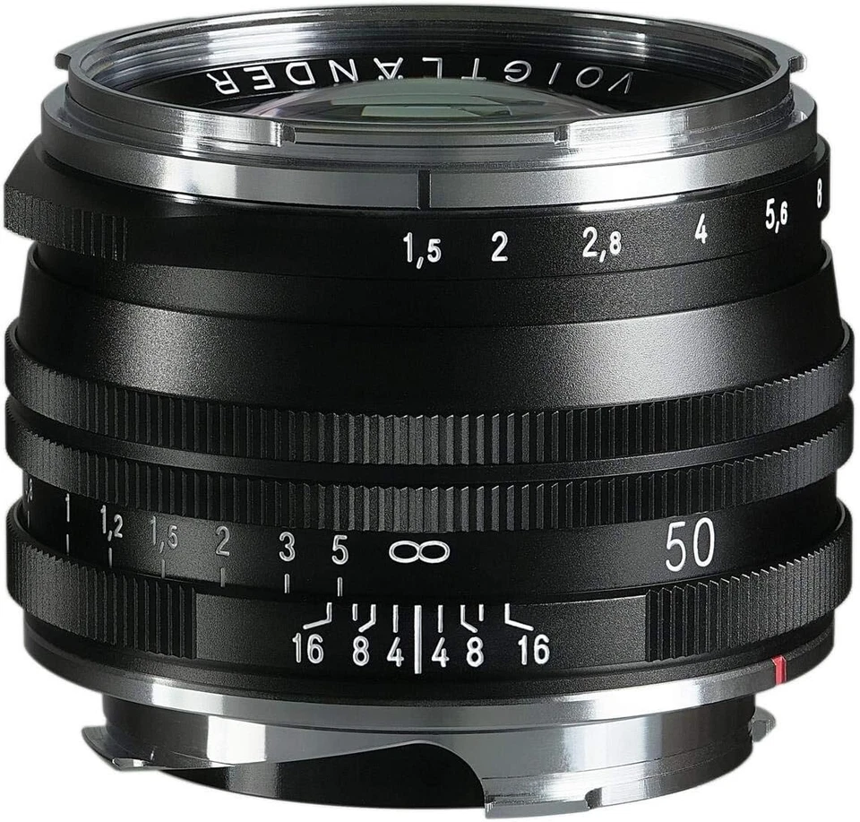 Voigtlander NOKTON Vintage Line 50mm F1.5 Aspherical II MC VM Lens Black - Image 1 of 1