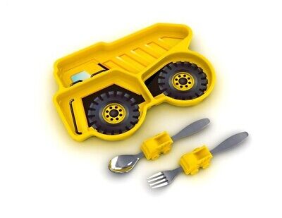 Dump Truck Divided Plate With Fork/spoon • 36.95$