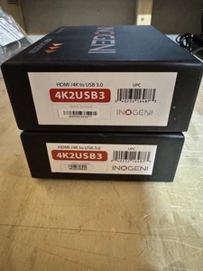 NOWOŚĆ- INOGENI 4K2USB3 HDMI 4K na USB 3.0 Nowy w pudełku Zoom / Teams - Zdjęcie 1 z 3