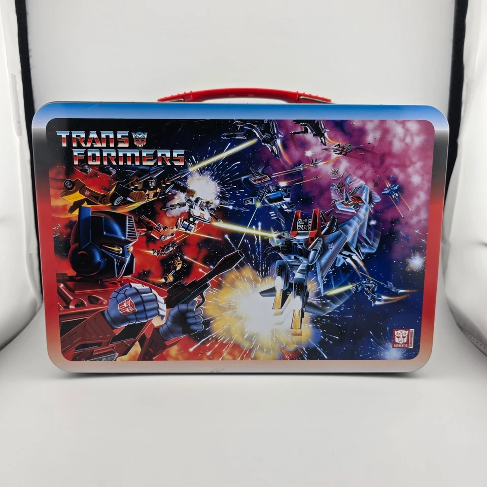 Funko Pop GI Joe vs Transformers American Heroes Collectible Metal Tin Lunch Box - Image 1 of 4