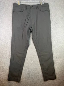 Oliver's Apparel Pants Men's 33x31 Gray Downtown Stretch Athleisure Slim - Picture 1 of 10