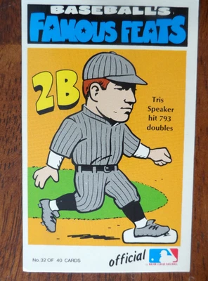 Altavoz Fleer Baseball's Famous Feats #32 1972 Tris ex-ex/mt U-7702 Foto 1 de 2