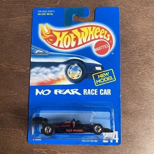 Hot Wheels: 1991 No Fear Race Car #244 - - schwarz - 5 Speichen - neu - Bild 1 von 5