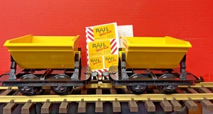 LGB TWO SIDE DUMP CARS NEW NO BOX - Picture 1 of 1