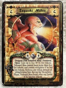 🔥 Double Artist Signed - Togashi Mitsu - (L5R) - Bryon Wackwitz AND Kevin Daily - Picture 1 of 5