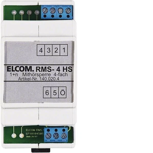 Elcom RMS-4 HS 1+n Haustelefon Mithörsperre Türlautsprecher (0180958) - Bild 1 von 1