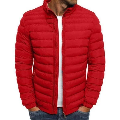 Puffer Coat Bubble Packable Down Jacket Quilted Outwear Light Mens Padded Ski - Image 1 of 4