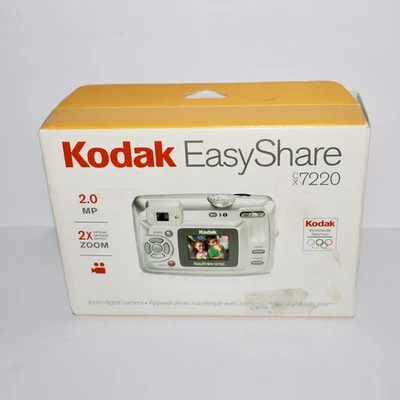 Kodak EasyShare CX7220 2.0mp Digital Compact Camera Silver - New Open Box - Image 1 of 4
