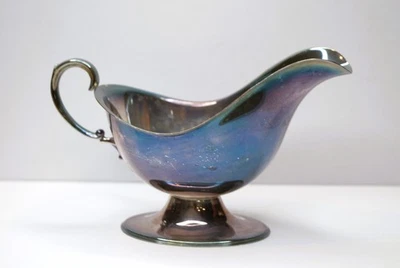 Антикварная серебряная лодка Rogers Bros Rose Marie викторианская 1847 г. - Изображение 1 из 4