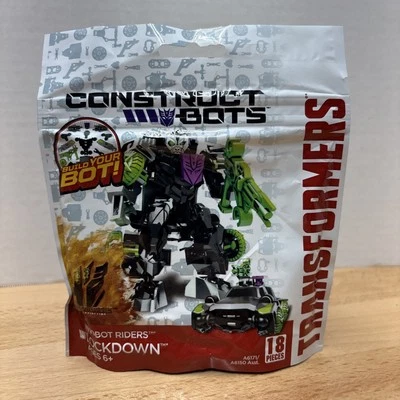 Transformers Construct Bots Dinobot Riders Lockdown MIP Nuevo 2013 Foto 1 de 2