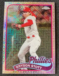 2024 Topps Serie 2 1989 Topps Cromo Plata Paquete Mojo #2T89C-17 Bryson Stott - Imagen 1 de 2