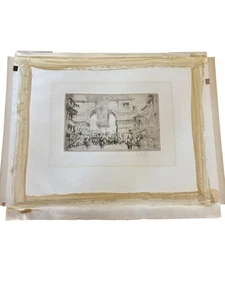 c1810 William Walcot Drypoint & Etching Romans In Procession 17cm x 12cm - Picture 1 of 3