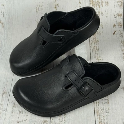 Birkenstock Women’s EU 37 Boston EVA Clog Slip On Mule Pebbled Black Casual Shoe - Image 1 of 4