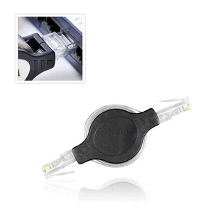 O-Portable RJ45 Ethernet LAN Internet Network Cable Retractable Black High Qu... - Picture 1 of 1