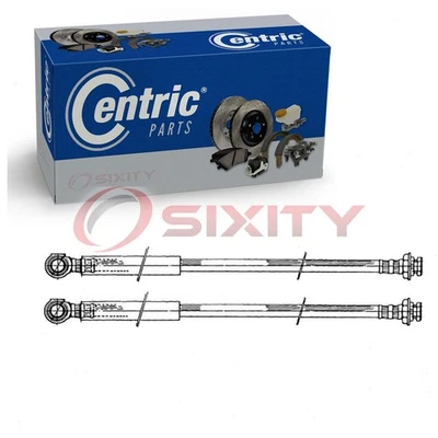 Mangueras hidráulicas de freno delantero centradas 2 piezas para Chevrolet El Camino 1979-1987 dy Foto 1 de 4