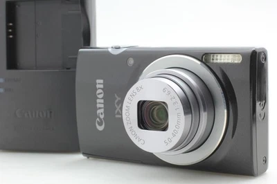 [Ecc + 5] Fotocamera digitale Canon IXY 120 nera PowerShot ELPH 135 dal GIAPPONE - Immagine 1 di 4
