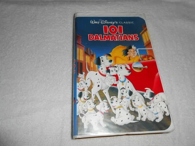 VHS=101 DALMATIONS- WALT DISNEY- BLACK DIAMOND CLASSIC COLLECTIBLE -1992 LEAD  Foto 1 de 4