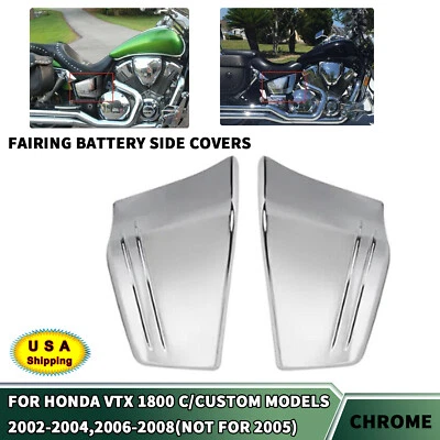Fairing Battery Side Cover For Honda VTX 1800 C/Custom 2002 2003 2004 2006-2008 - Imagem 1 de 4