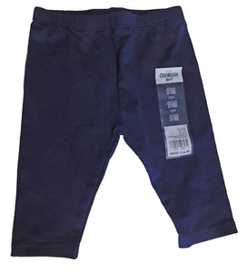 OshKosh B'gosh Baby Girl's Knit Crop Leggings Navy Blue SIZE 9 Months MSRP $16 - Picture 1 of 2