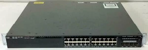 Cisco Catalyst WS-C3650-24TD-E 2x10G Uplink Ports Switch - Picture 1 of 3