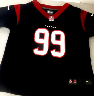 NFL On Field Texans #99 Watt SS Jersey Size 24 M                           (B12) - Image 1 of 4