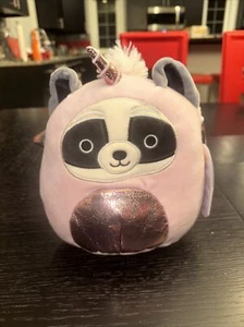 Kellytoy Squishmallows 7.5" Rocky the Raccoon in Alicorn Costume With Tag NEW - Picture 1 of 4