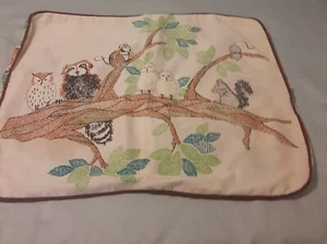 Almohada de colección Sears Woodland Creatures falsa caprichosa 19x25 - Imagen 1 de 12