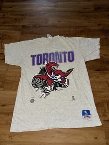 T-Shirt Toronto Raptors klein Vintage 1994 Basketball Muskatnuss CCM Herren selten! - Bild 1 von 16