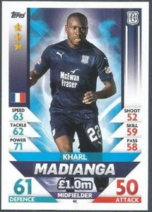 TOPPS MATCH ATTAX SPL-2018-19- #045-DUNDEE-KHARL MADIANGA - Picture 1 of 1