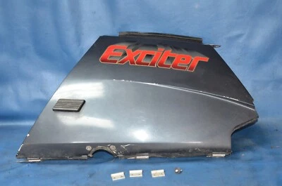 1988 Yamaha Exciter EX570 Right Side Plastic Body Molding Hood Cover Hinge Trim - Image 1 of 4