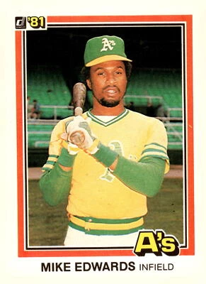 1981 Donruss #497 Mike Edwards - Image 1 of 2